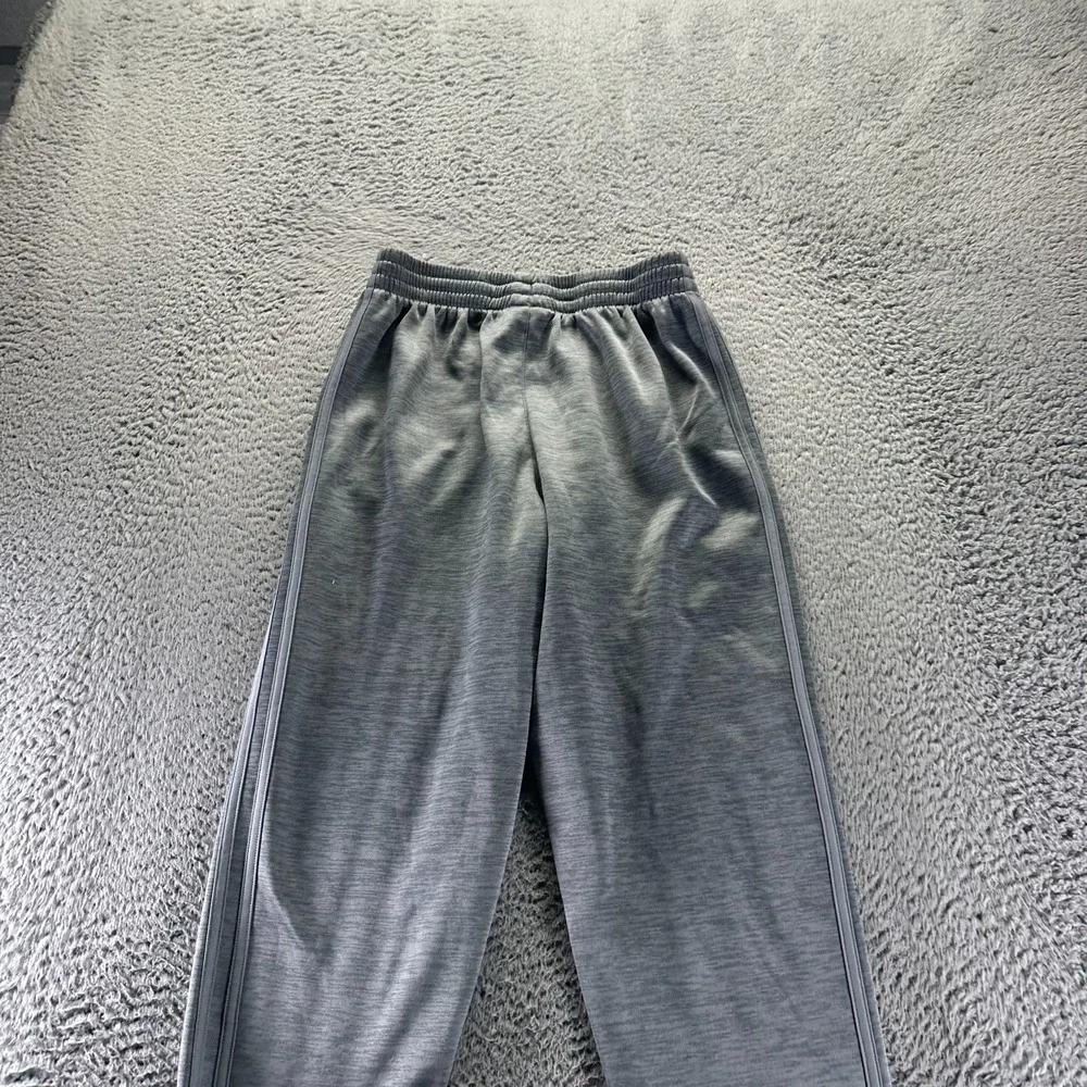 Adidas Sweatpants Boys XL Gray Polyester Jogger Tapered‎ Leg Performance Sports
